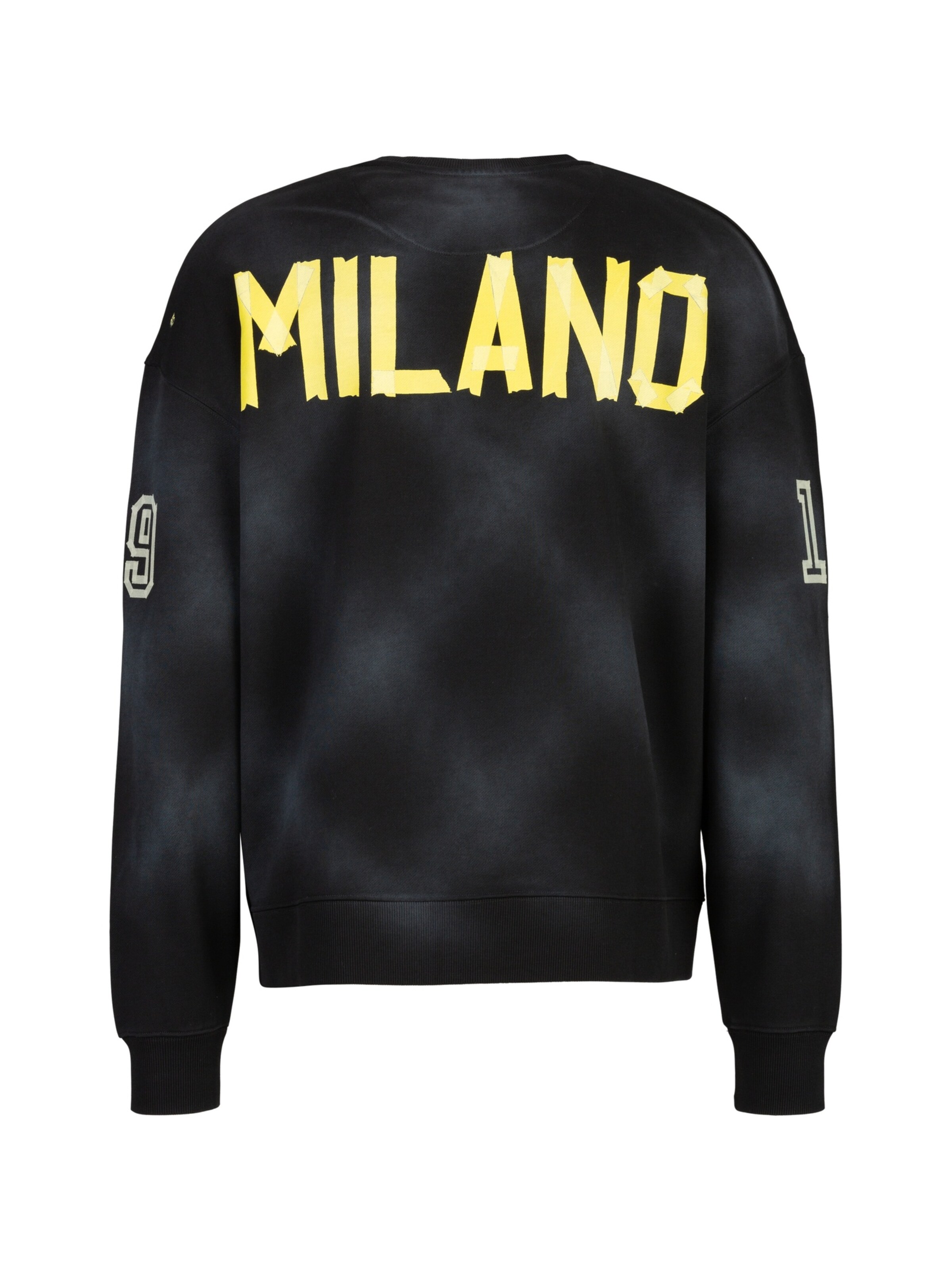19V69 ITALIA Sweatshirt 'Omero' i svart