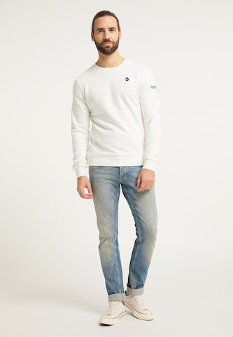 Schmuddelwedda Sweatshirt i hvid
