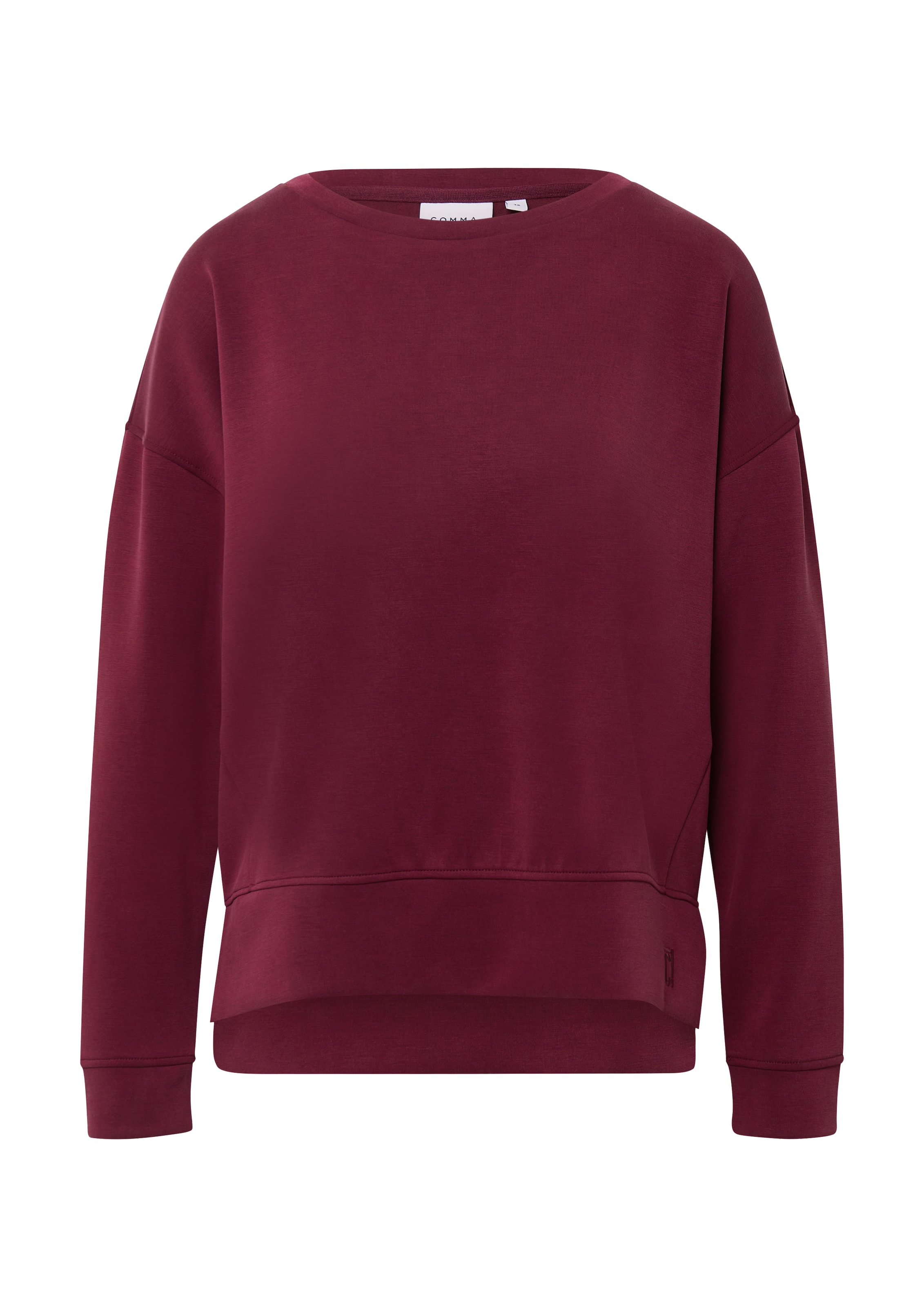 comma casual identity Sweatshirt in Rood: voorkant