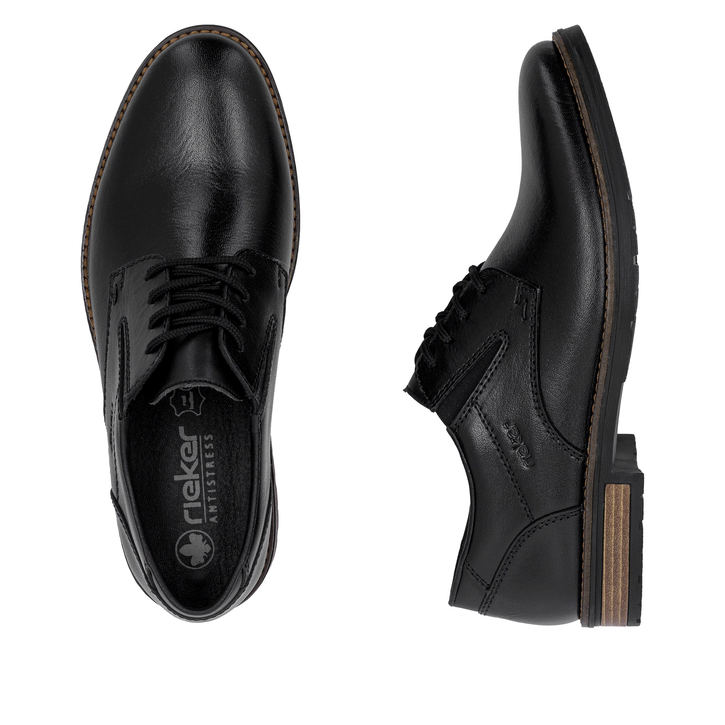 Rieker Schnürschuh in Schwarz