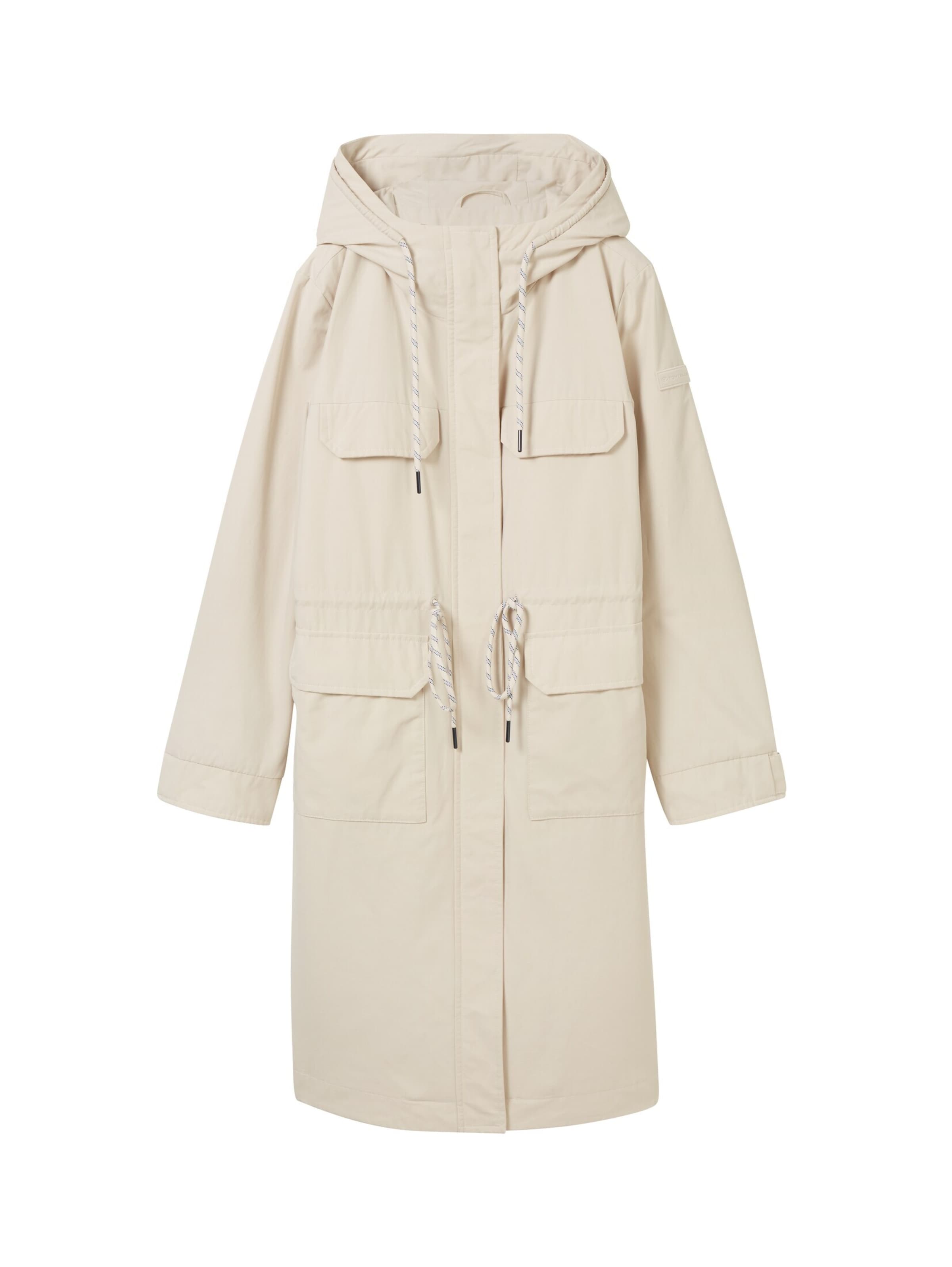 TOM TAILOR Between seasons parka in Wool White ABOUT YOU