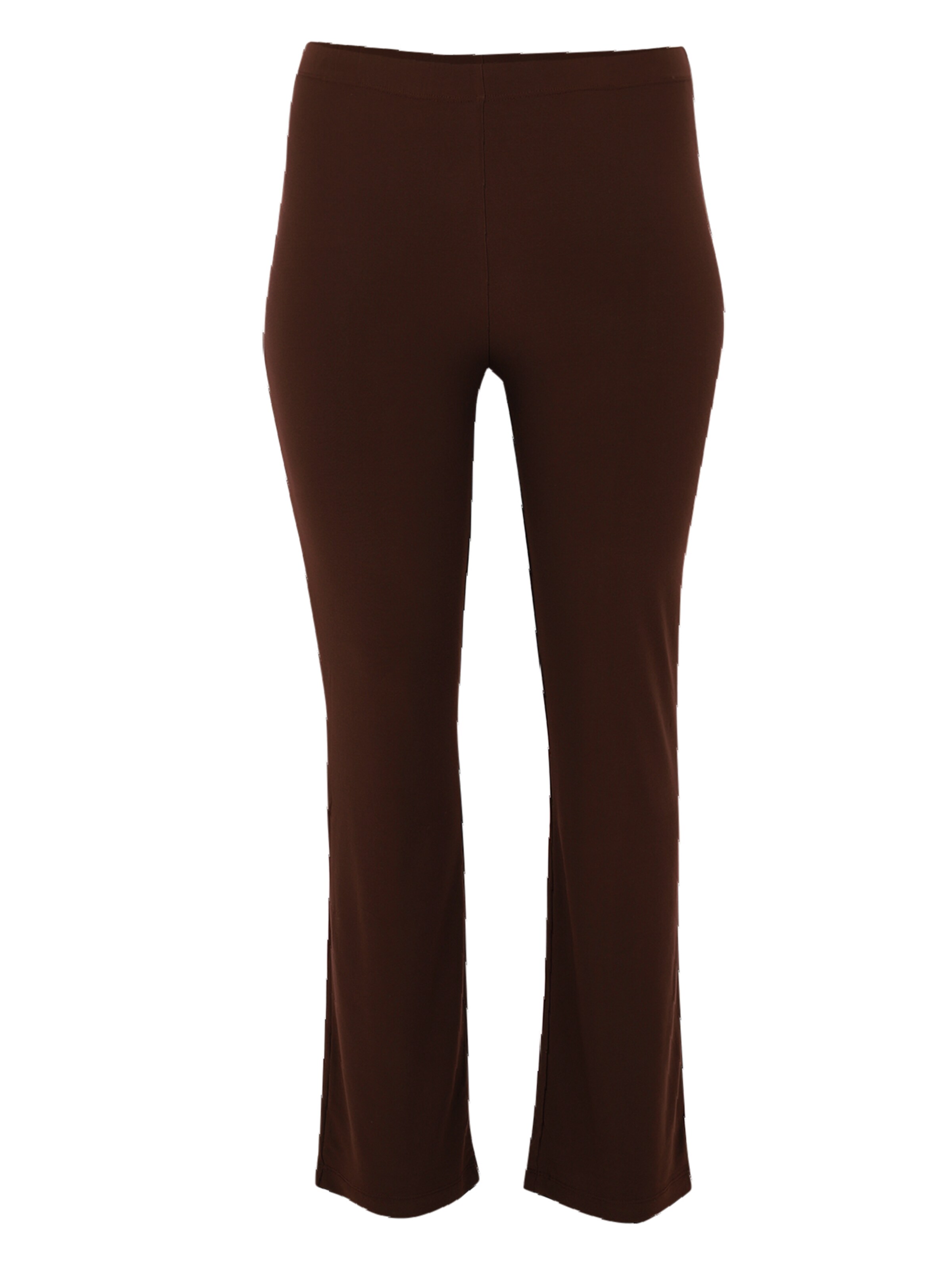 YOEK Skinny Leggings 'Dolce' in Brown: front