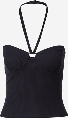 Gina Tricot Top 'Alvina' in Zwart: voorkant