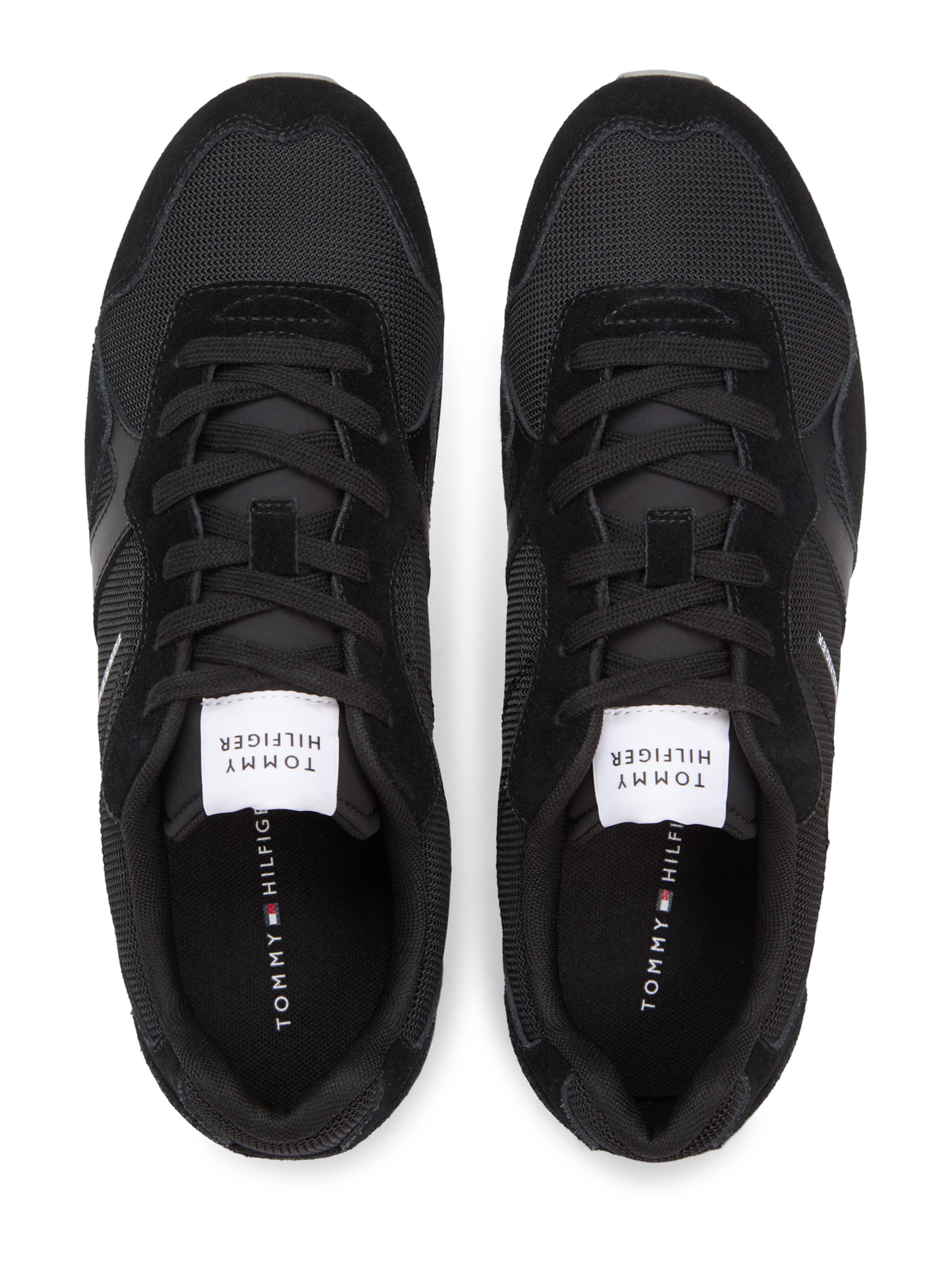 TOMMY HILFIGER Rövid szárú sportcipők - fekete