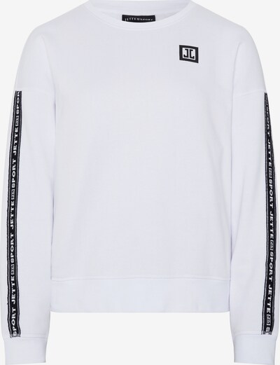 Jette Sport Sweatshirt in schwarz / offwhite, Produktansicht