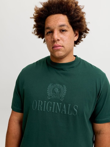 Jack & Jones Plus Shirt 'JORFREDERIKSBERG' in Green