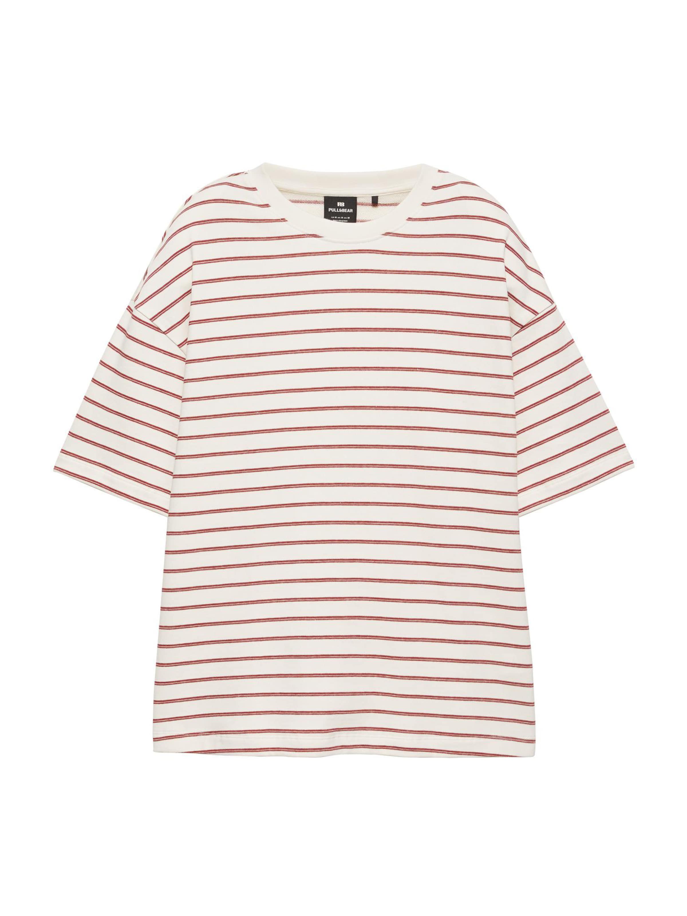 Pull&Bear Majica | bela barva: sprednja stran