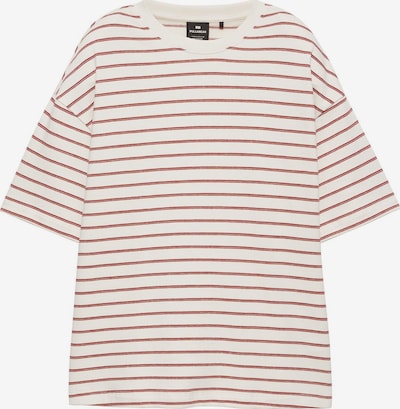 Pull&Bear Majica veličine XS u burgund / bijela, Pregled proizvoda