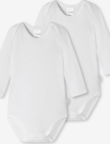 Tutina / body per bambino di SCHIESSER in bianco: frontale