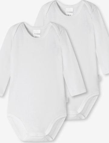 SCHIESSER Romper/Bodysuit in White: front