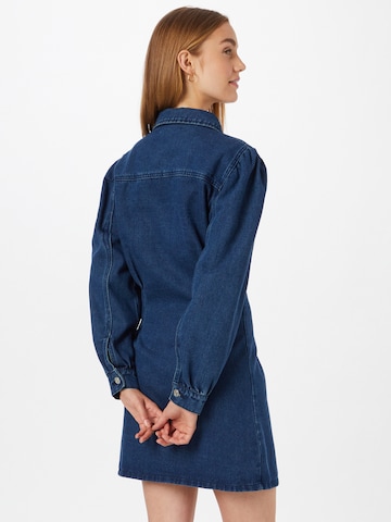 Missguided Shirt Dress in Blue