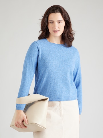 ONLY Carmakoma Sweter 'CARLOYAL' w kolorze niebieski: przód