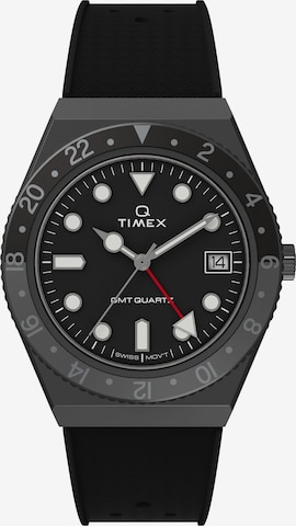 TIMEX Analoguhr 'Q Timex 1979 Reissue' in Schwarz: Vorderseite