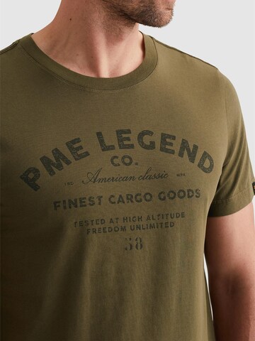 Maglietta 'T-shirt in jersey with artwork' di PME Legend in verde