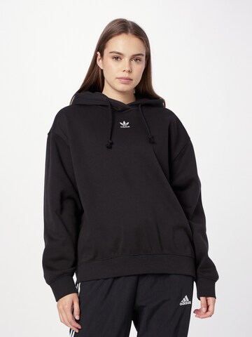 ADIDAS ORIGINALS Μπλούζα φούτερ 'Adicolor Essentials friend' σε μαύρο: μπροστά