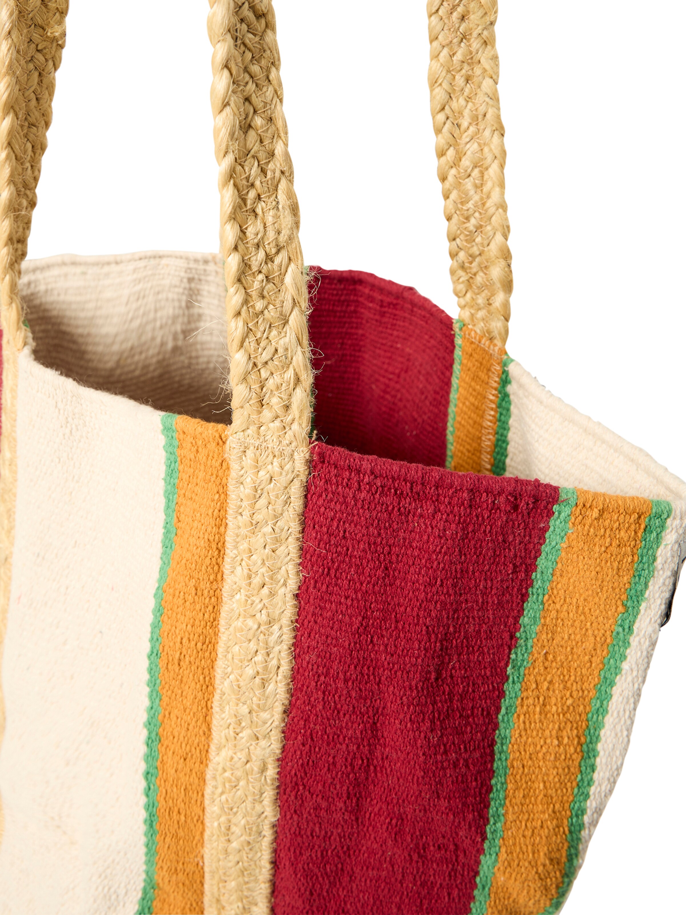 ICHI Beach Bag 'IAELISABETH' in Beige