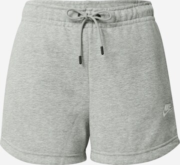 Nike Sportswear Regular Pants 'Essential' in Grey: front