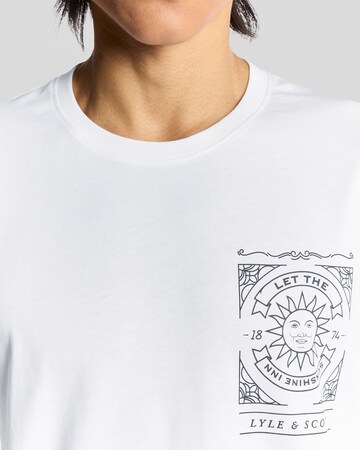 Lyle & Scott Shirt ' Sunshine Inn' in Wit