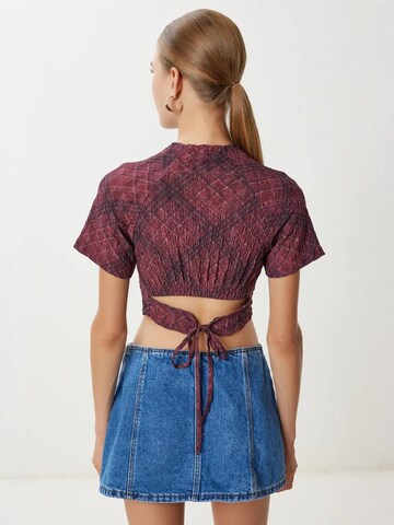 Happiness İstanbul - Blusa 'Blusen' em vermelho