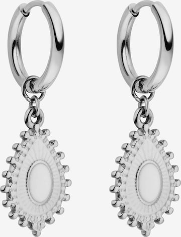PURELEI - Pendientes 'Pretty' en plata: frente