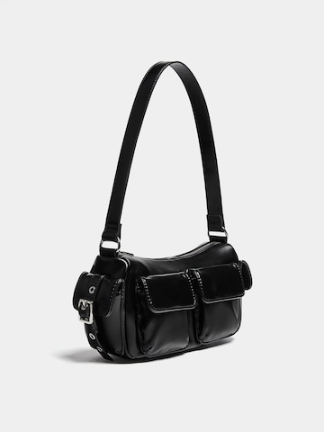 Sac bandoulière Pull&Bear en noir : devant