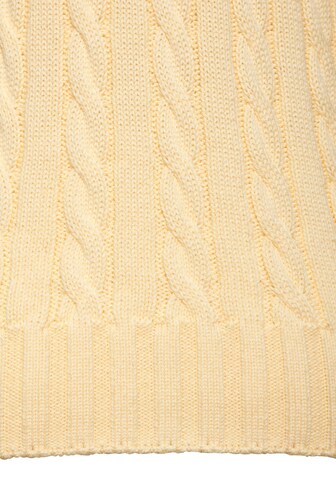 LASCANA Pullover in Gelb