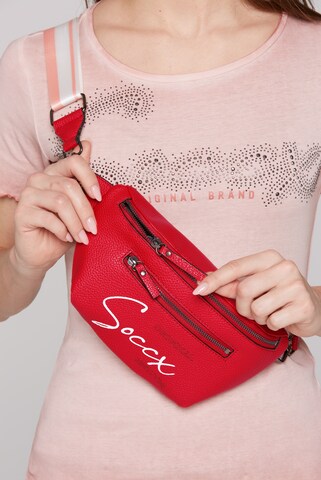 Soccx Gürteltasche in Rot