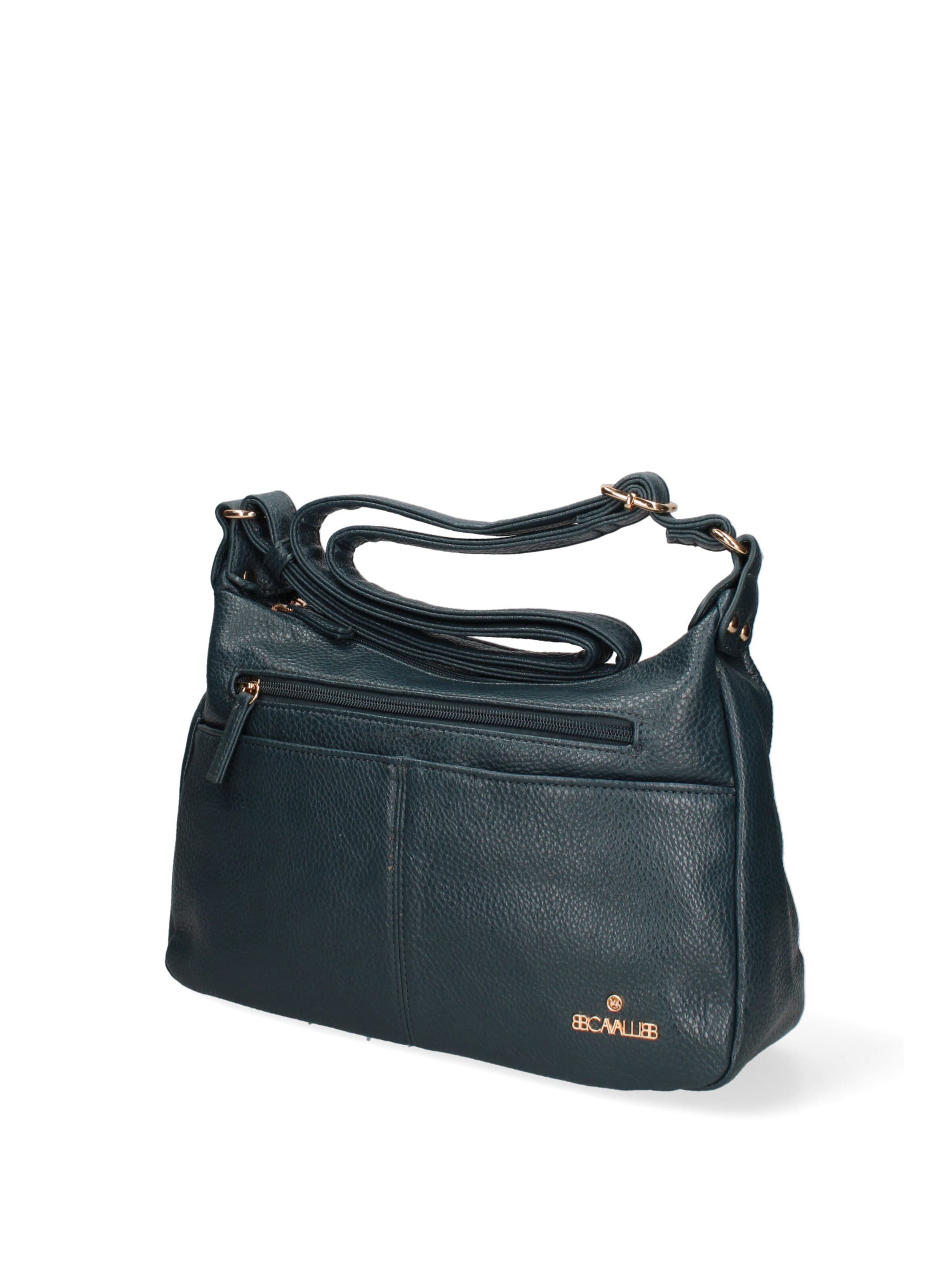 Borsa a spalla 'Borsa a Tracolla Donna Ecopelle con Zip e Tasche Multiple - B Cavalli' di B. Cavalli in blu