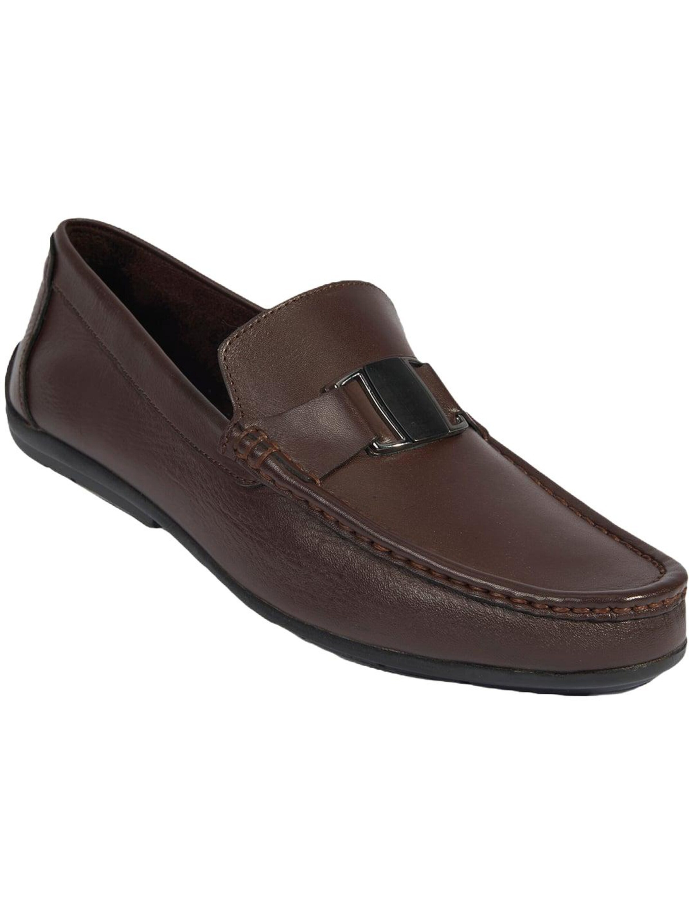 Desa Moccasins 'Slip-Ons' in Brown: front