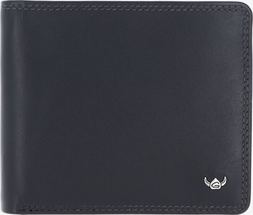 Porte-monnaies 'Polo' GOLDEN HEAD en bleu : devant