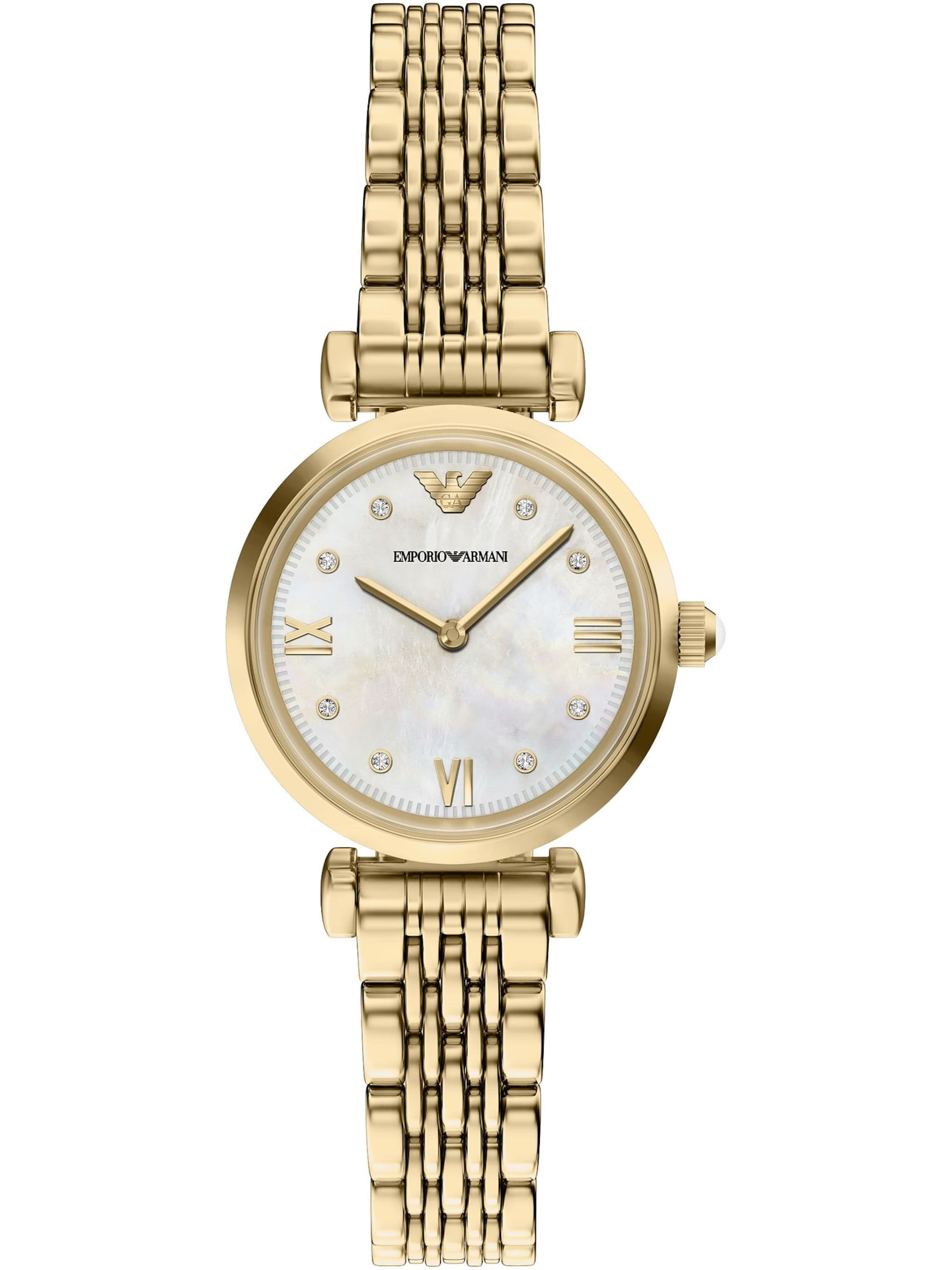 Emporio Armani Analog watch in Gold: front