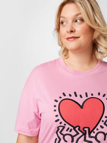 Cotton On Curve T-Shirt in Pink