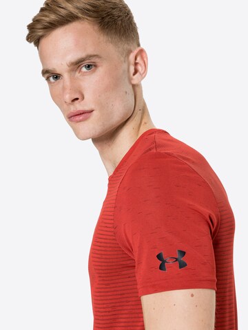 UNDER ARMOUR Regular Fit Funktionsshirt in Rot