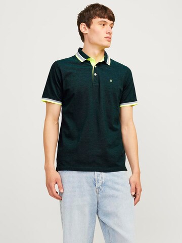 Tricou 'JJPAULOS' de la JACK & JONES pe verde: față