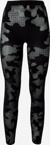 GCDS Skinny Legginsy w kolorze czarny: przód