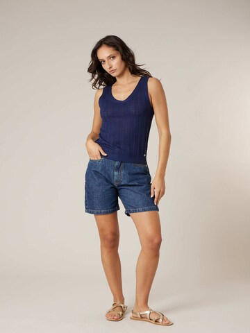 Tops en tricot 'Kishi' Deeluxe en bleu