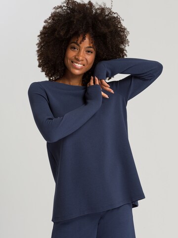 Hanro Shirt 'Pure Comfort' in Blauw: voorkant