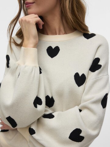 VERO MODA Trui 'VMNew Someone' in Beige