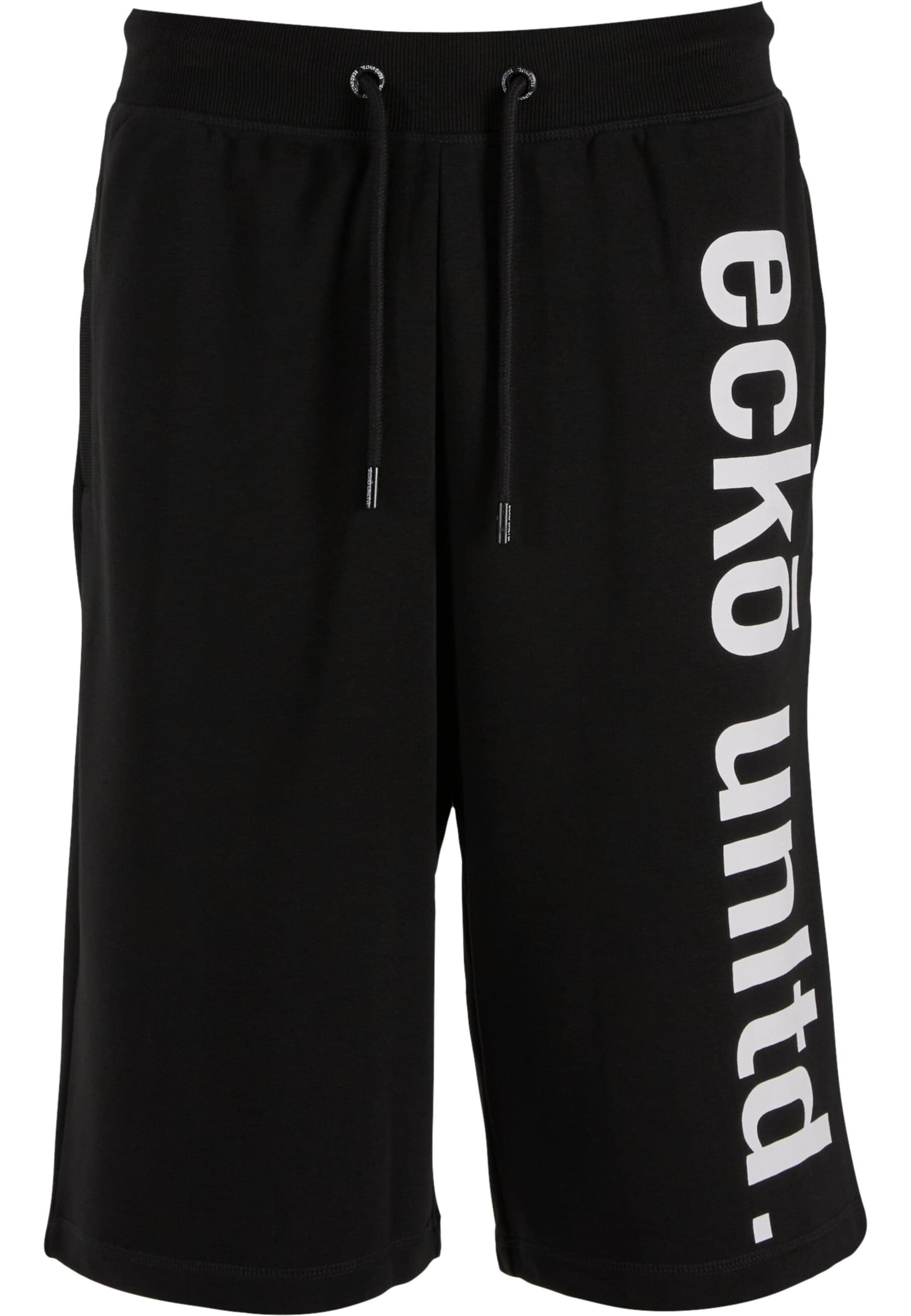 regular Pantaloni di Ecko Unlimited in nero: frontale