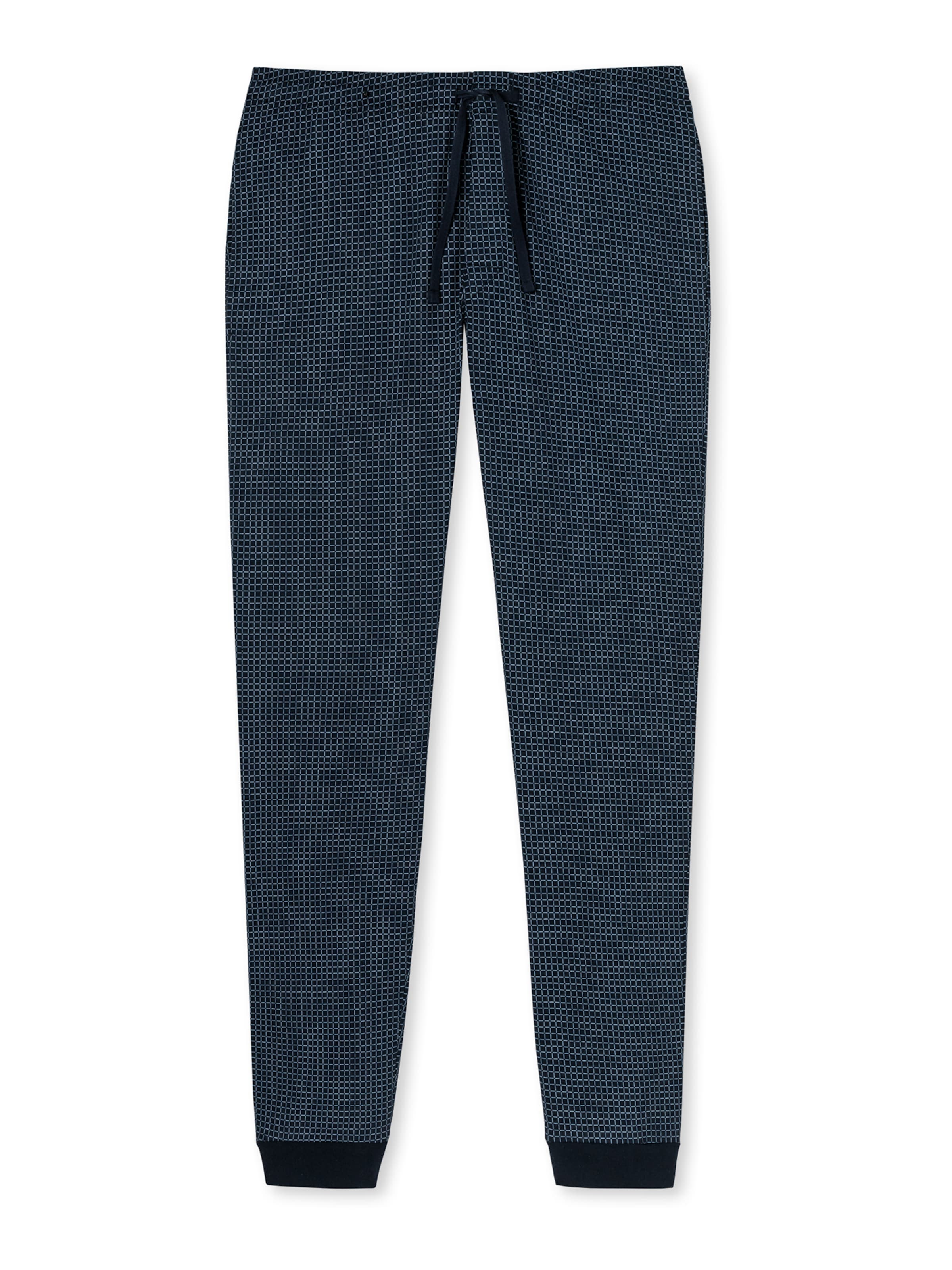 SCHIESSER Regular Pyjamabroek in Blauw: voorkant