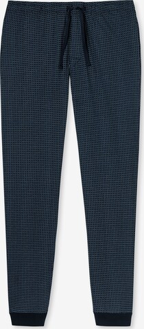 SCHIESSER Pajama Pants in Blue: front