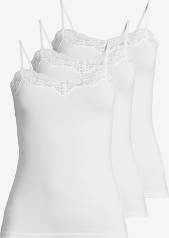 Nina von C. Unterhemd 'Romance' in Weiß: Vorderseite