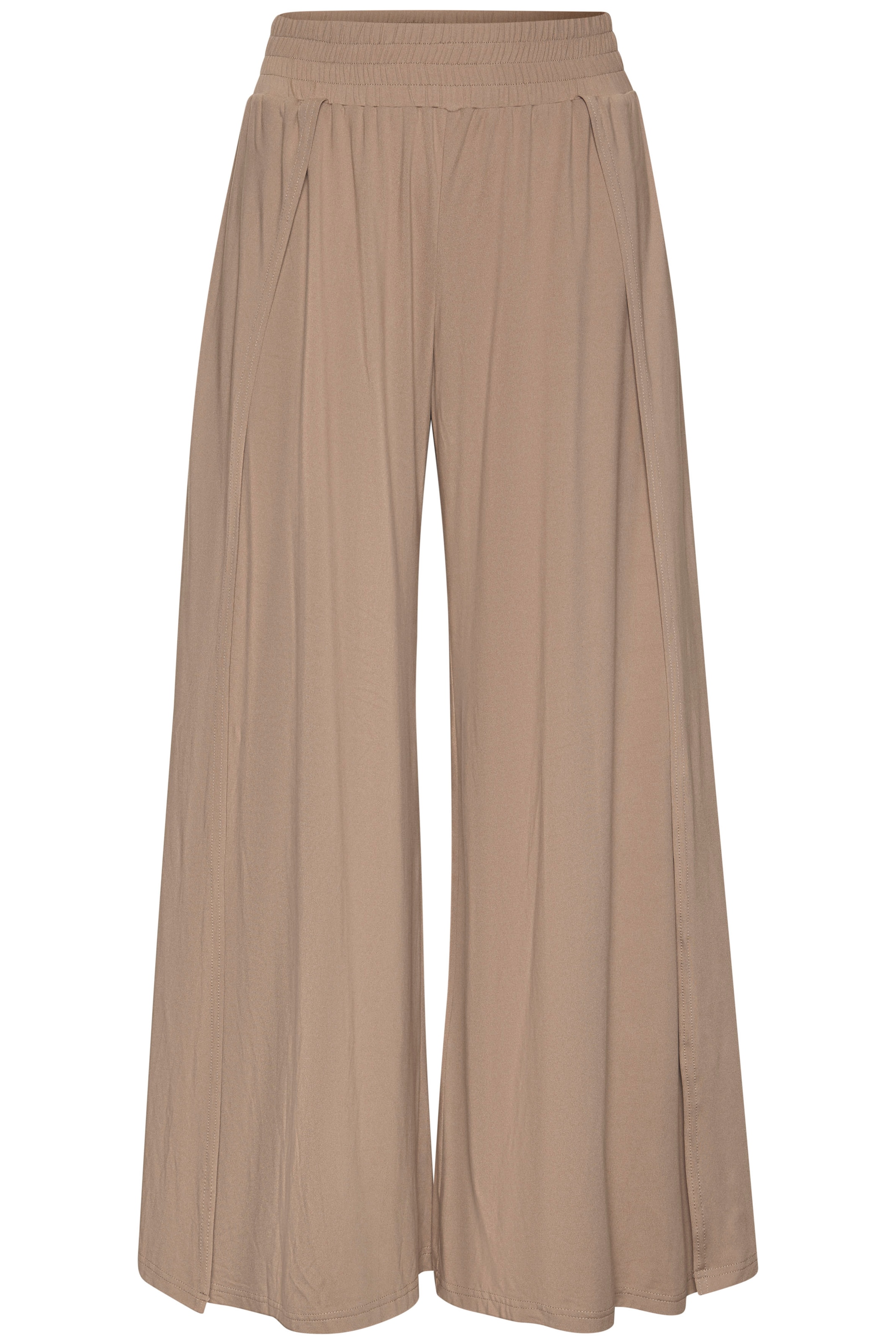 LASCANA Wide Leg Haremshose in Beige: Vorderseite
