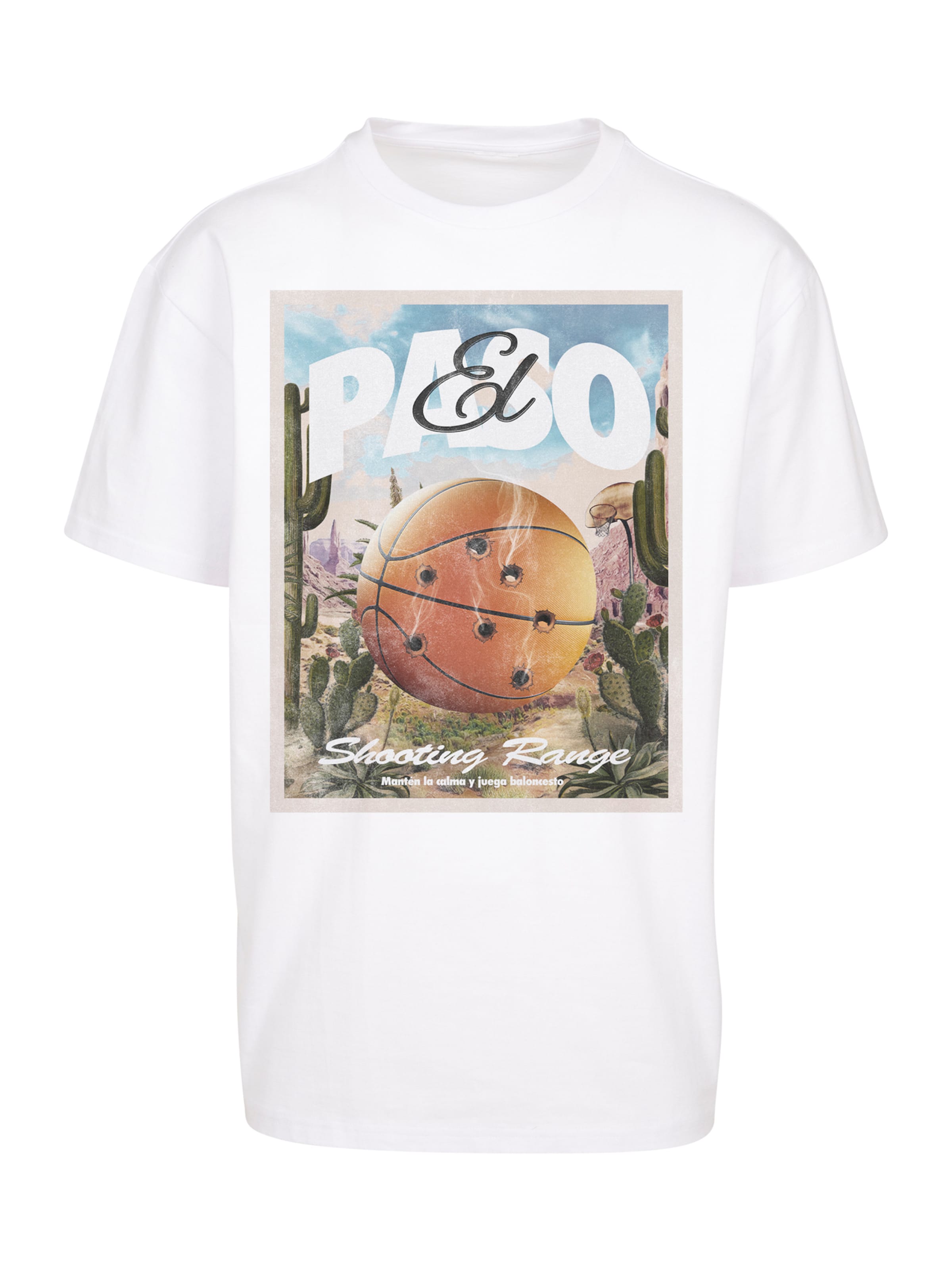 Mister Tee Tričko 'El Paso' – bílá: přední strana