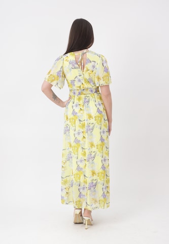 Elara Dress in Yellow