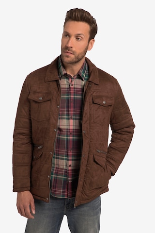 JP1880 Between-Season Jacket in Brown: front