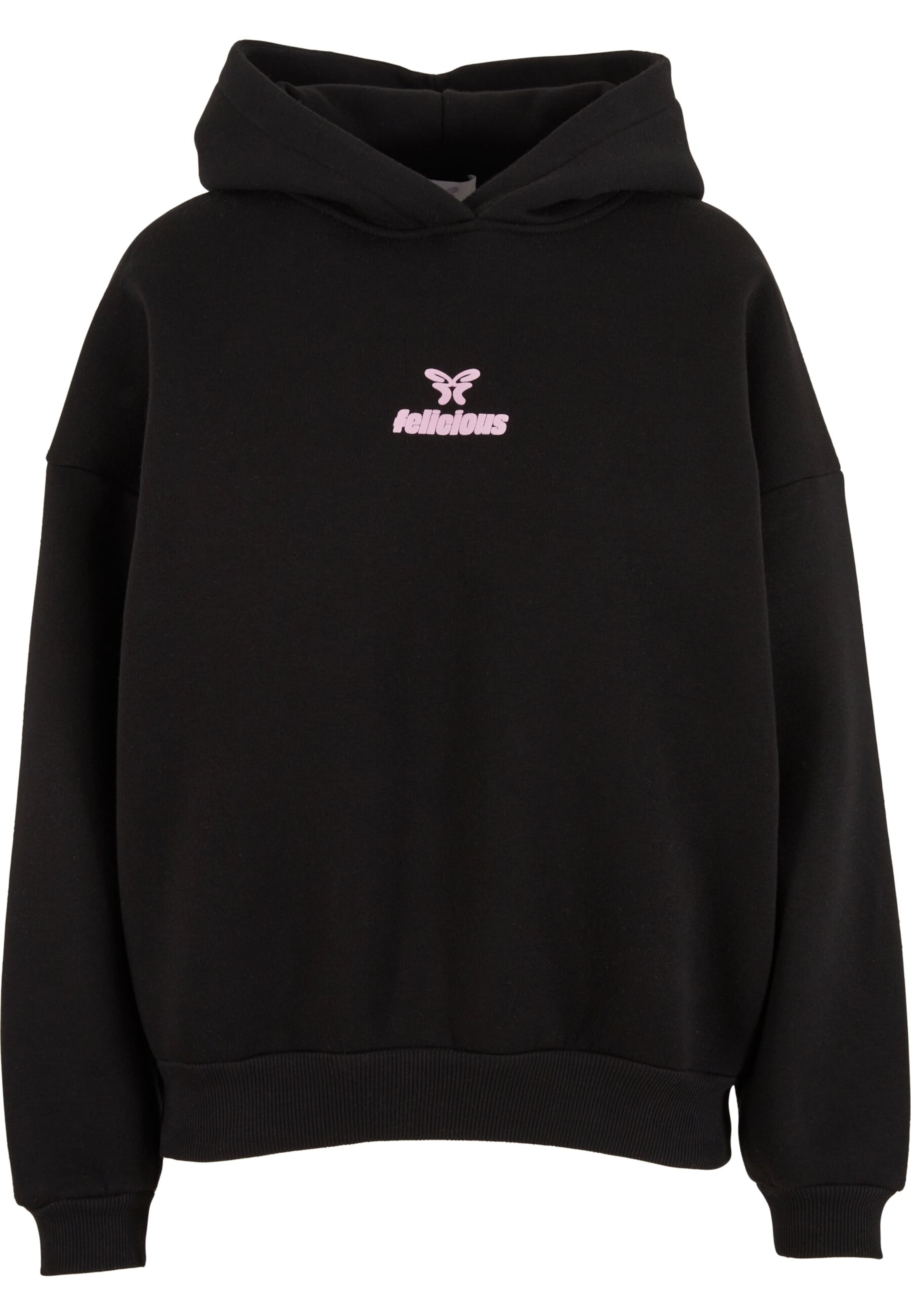 Felpa di Felicious in nero: frontale
