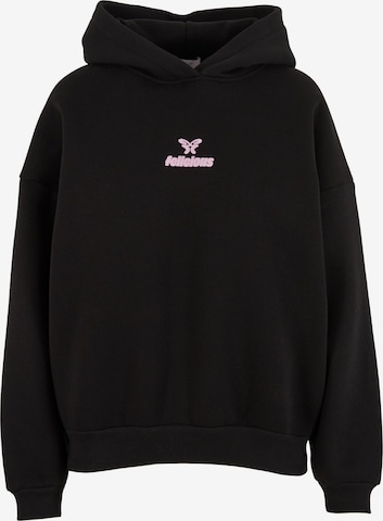 FeliciousSweater majica - crna boja: prednji dio