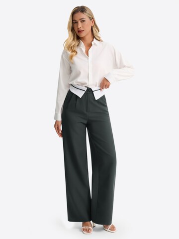 Imily Bela Wide leg Bandplooibroek in Grijs