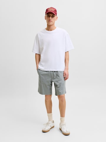 JACK & JONES regular Lærredsbukser 'JPSTJAIDEN ROCCO' i grå